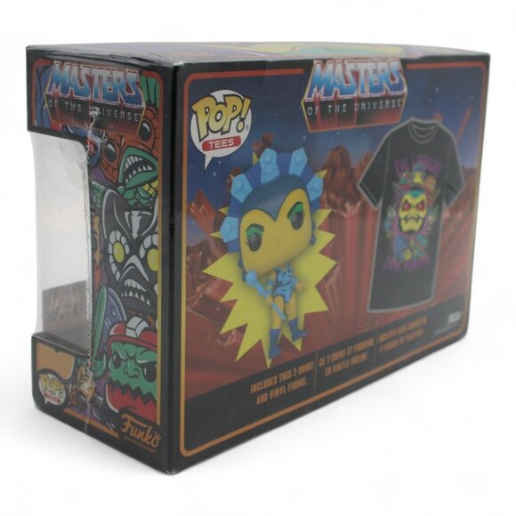Funko Pop! & Tee Set Motu Evil-Lyn Glow-In-The-Dark Masters Of The Universe Larg - Picture 5 of 7